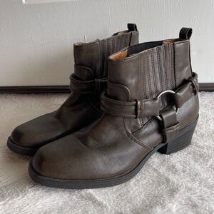ESprit Haven vegan leather Moto ankle boots